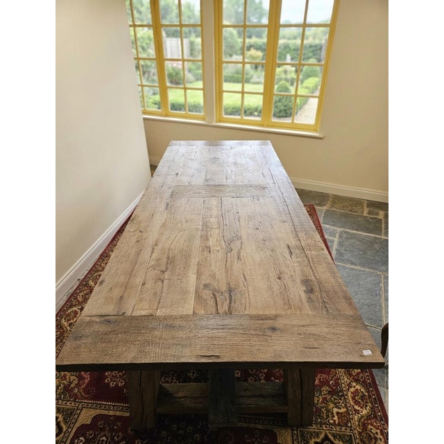 Table in Recycled Oak, 2001 For Sale - Image 4 of 5