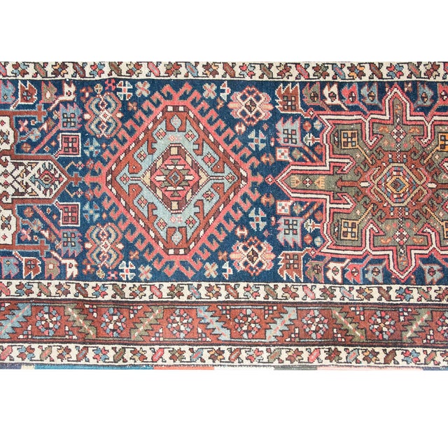 Early 20th Century Persian Heriz Rug For Sale - Image 9 of 18