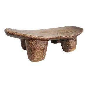 Vintage Lobi Wood Stool