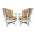 1970s Vintage Mid Century Henry Olko for Willow & Reed Rattan Swivel Bucket Chairs - a Pair For Sale