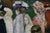 Late 20th Century Trevor James Polo Crowds Equestrian Oil Painting After George Wesley Bellows 37" For Sale - Image 14 of 14