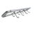 Silver Art Deco Brass Wall Coat Rack, 1930s For Sale - Image 8 of 12