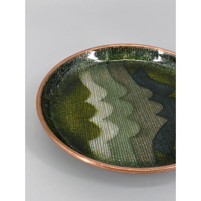 1960s Enamelled Copper Bowl by Studio Del Campo, Italy, 1960s For Sale - Image 5 of 8