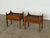 Mid-Century Modern Danish Brutalist Oak Bedside Tables by Henning Kjærnulf, 1960s, Set of 2 For Sale - Image 3 of 11