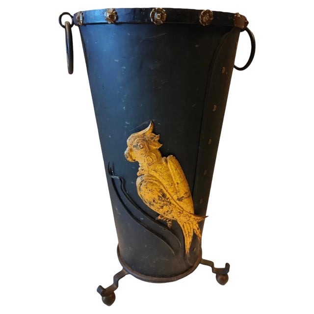 Wrought Iron Umbrella Stand, 1930s For Sale