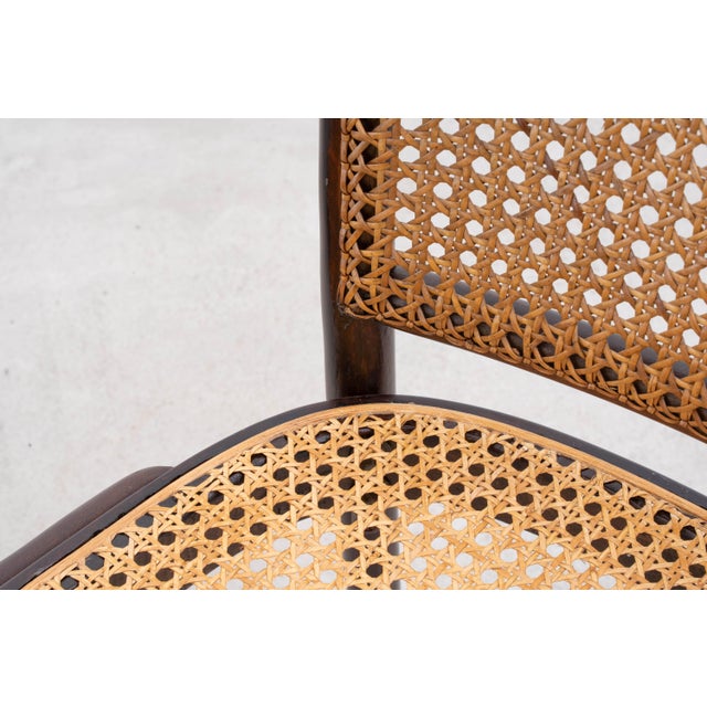 Brown Set of Armchair Model No. A 811/F by Josef Hoffmann for Thonet For Sale - Image 8 of 17