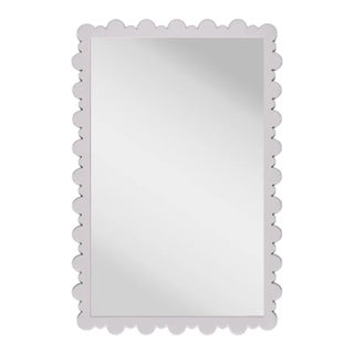 Fleur Home Garden District Valmont Rectangle Mirror in Lite Lavender, 38.75x49 For Sale