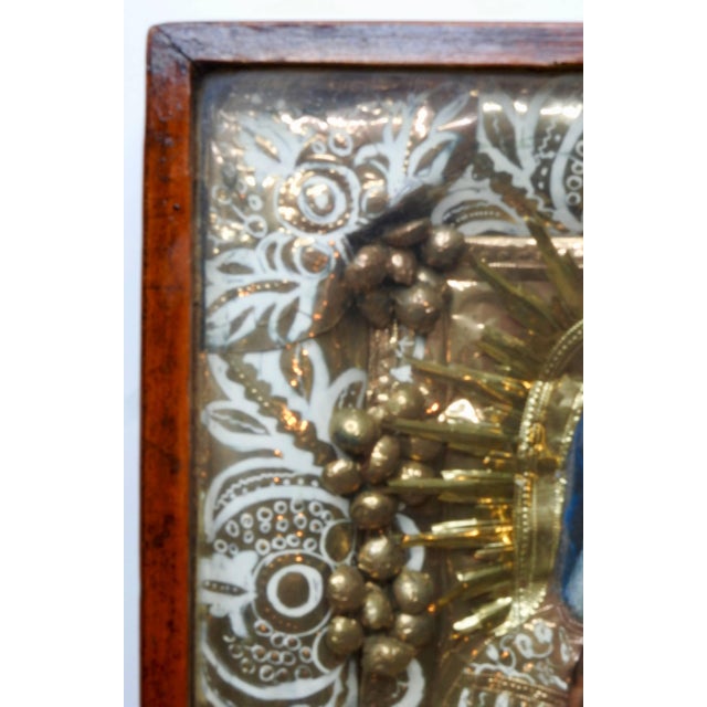 19th Century Greek Icon of St Anthony For Sale - Image 9 of 11