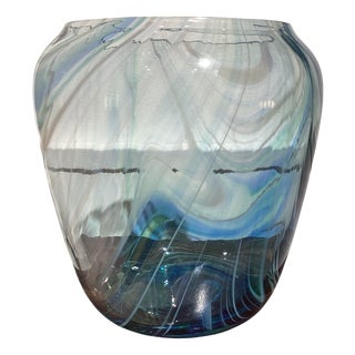 Murano Glass Vase by Carlo Moretti, 1970s For Sale