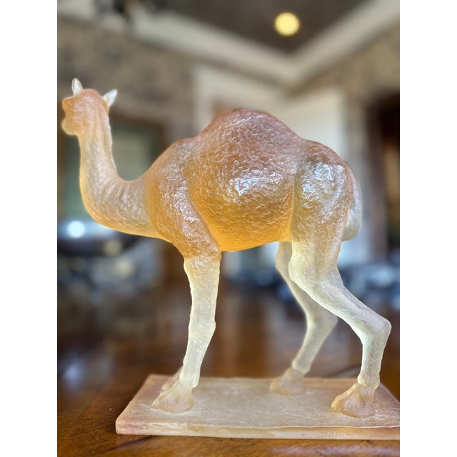 1990s Daum Glass Camel For Sale - Image 5 of 6