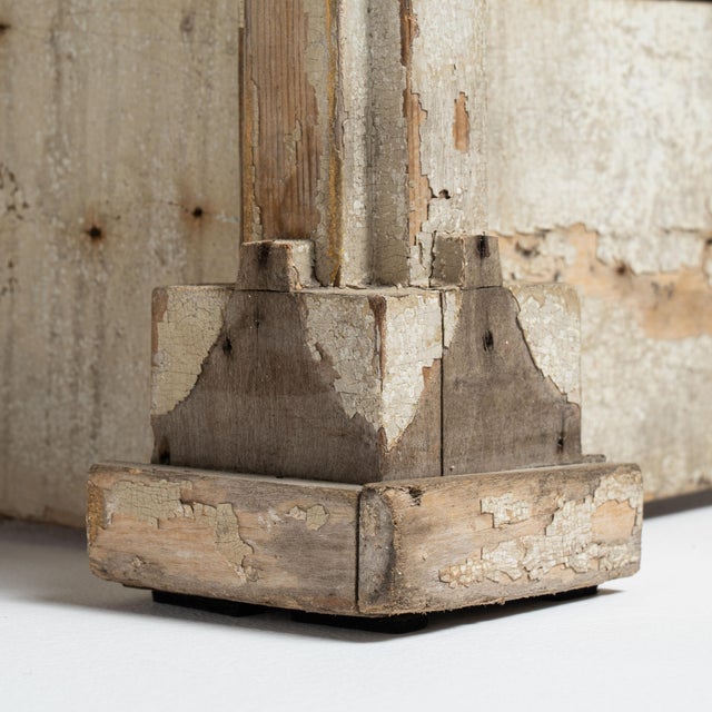Early 19th Century France Neoclassical Antique White Wood Decorative Object For Sale - Image 10 of 15