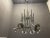 Mid-Century Chrome Chandelier Height including rod and ceiling canopy 98 cm Width 66 cm Features 7 lights Requires E14...