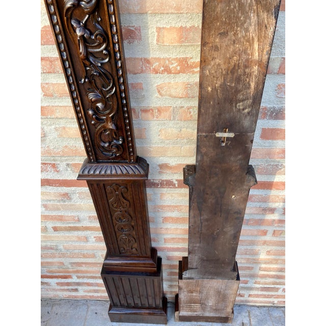 Antique Carved Oak Panels, Set of 2 For Sale - Image 16 of 18
