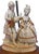 Mid-Century Porcelain Figural Table Lamp Courting Couple For Sale - Image 11 of 12
