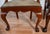 1920s 1920 Antique English Chippendale Solid Mahogany Set of Six Dining Chairs Leather Seats For Sale - Image 5 of 17