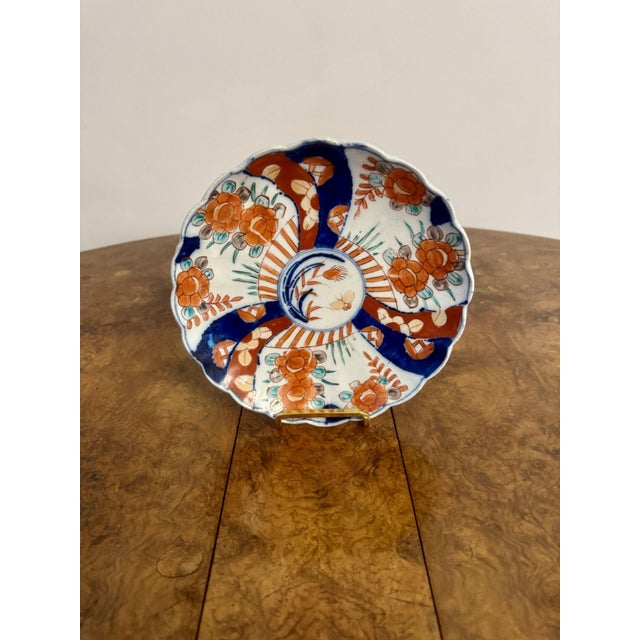 Quality collection of five antique Japanese imari plates, having a quality collection of five fantastic quality antique...