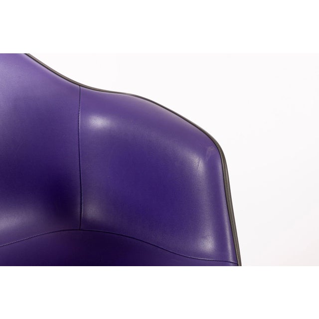 Purple Vintage Mid Century Dax Purple Lounge Chairs by Eames for Herman Miller For Sale - Image 8 of 16