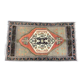 Small Vintage Wool Rug, 1960s For Sale