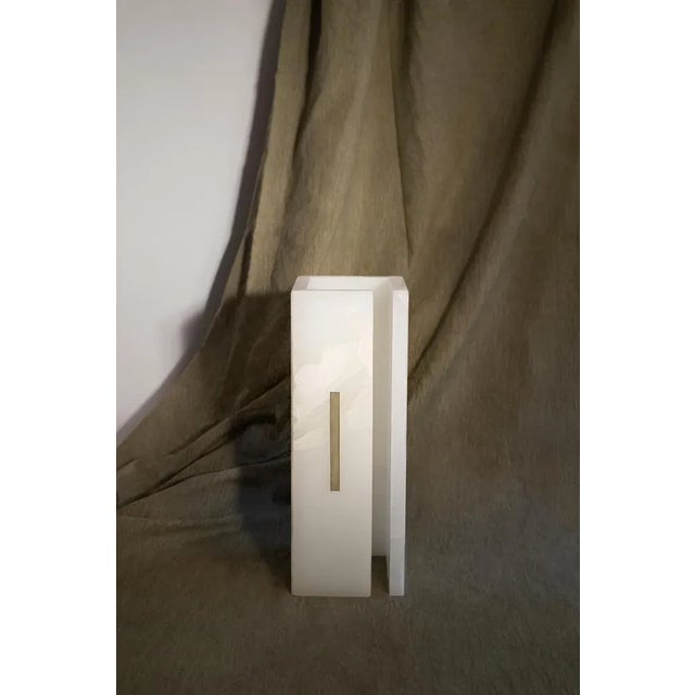 Contemporary 03C Pure White Onix Sculpture by Marie Jeunet For Sale - Image 3 of 8