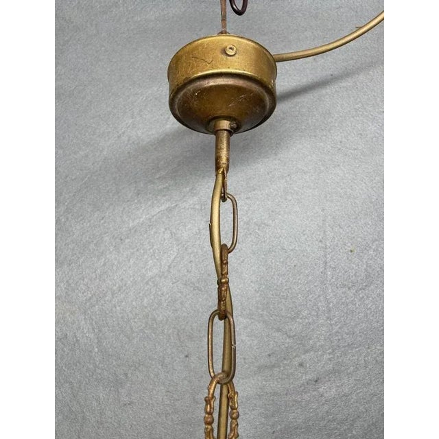 French Lantern in Brass and Glass For Sale - Image 3 of 6