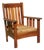 Antique Arts & Crafts Mission Oak Chair Stickley Brothers Quaint Furniture For Sale