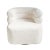 White Faux Sheep Jolla Swivel Chair For Sale - Image 13 of 13