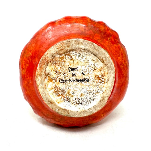 White 1920s Czech Art Deco "Alienware" Vase by Ditmar Urbach For Sale - Image 8 of 11