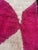 Moroccan Beni Ouarain Rug with Abstract Pink Decor, 1990 For Sale - Image 6 of 14
