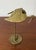 Pair of Vintage Mid-Century Solid Brass Crane Heron Sculptures For Sale - Image 4 of 8