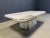 Gray Vintage Marble Coffee Table, Italy, 1970s For Sale - Image 8 of 12