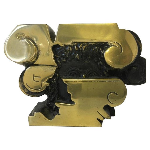 Postmodern Abstract Architectural Sculpture in Bronze, Italy, 1980s For Sale - Image 17 of 17