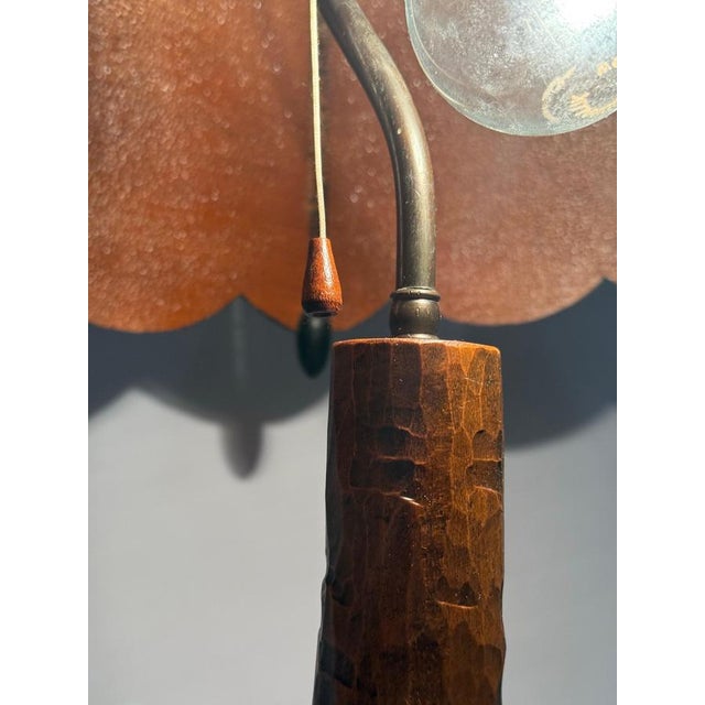 Black Forest Table Lamp with Handcrafted Dwarf and Magic Mushrooms, Germany, 1920s For Sale - Image 3 of 18