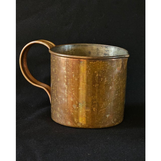 Late 19th Century Antique 19th-Century Copper Rum Cup / Naval Measuring Mug – Maritime Interest For Sale - Image 5 of 7