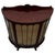 Early 20th Century Antique English Edwardian Demi-Lune Glazed Vitrine Cabinet For Sale - Image 4 of 9