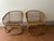 Rattan Armchairs attributed to Tito Agnoli, Italy, 1960s, Set of 2 For Sale - Image 9 of 9