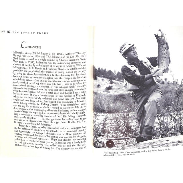 "The Joys of Trout" Book 1973 Gingrich, Arnold (Signed) For Sale - Image 12 of 12