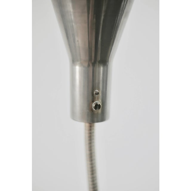 Silver Steel Table Lamp, 1970s For Sale - Image 8 of 18
