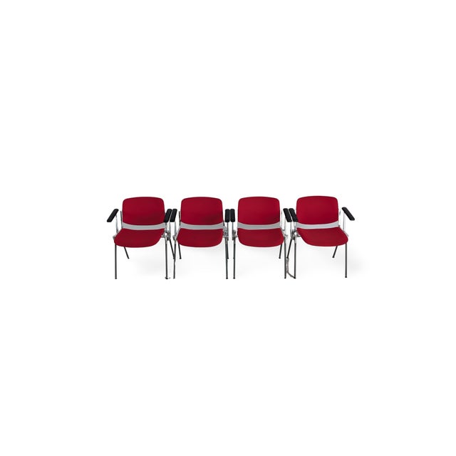 Postmodern Chairs by Giancarlo Piretti for Castelli, Set of 4 For Sale - Image 3 of 13