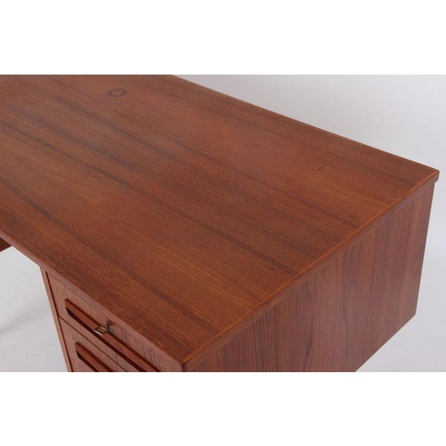 Teakwood Desk by J. Svenstrup for J. Svenstrup, 1960s For Sale - Image 10 of 12