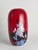 Art Glass Cherry Red Vase by Mikael Axenbrant, Sweden, 1990s For Sale - Image 9 of 18