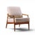 Thayer Coggin Milo Baughman for Thayer Coggin Mid Century Walnut Lounge Chairs - Pair For Sale - Image 4 of 12