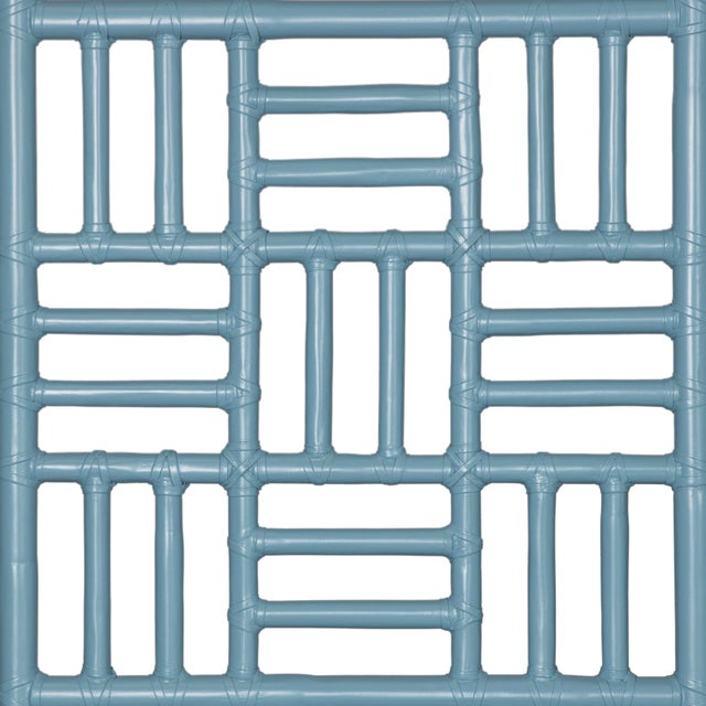 Not Yet Made - Made To Order Finn Headboard King - Pool Blue For Sale - Image 5 of 6