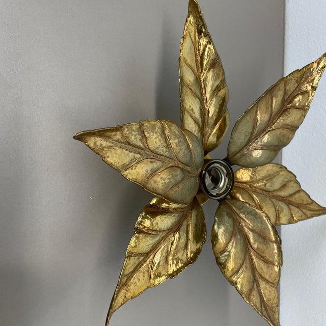 Brutalist Brass and Metal Wall Light from Willy Daro, 1970s, Set of 2 For Sale - Image 11 of 18