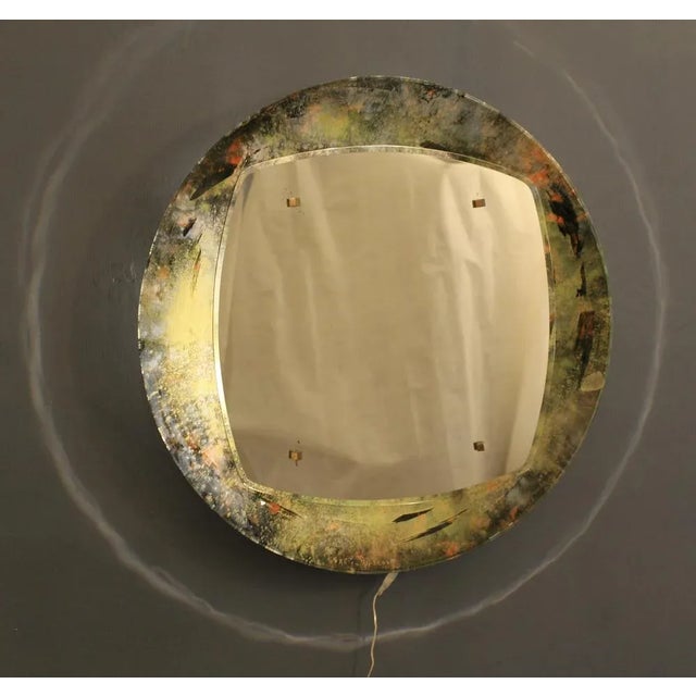 Backlit Mirror from Santambrogio & De Berti, Italy, 1950s For Sale - Image 9 of 9