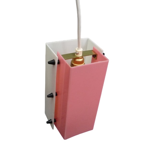 Space Age Acrylic Glass Pendant Lamp, 1950s For Sale