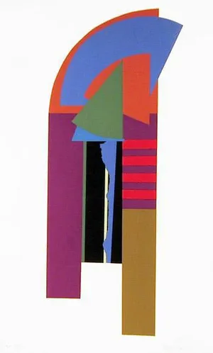 1979 Budd Hopkins Guardian X Serigraph