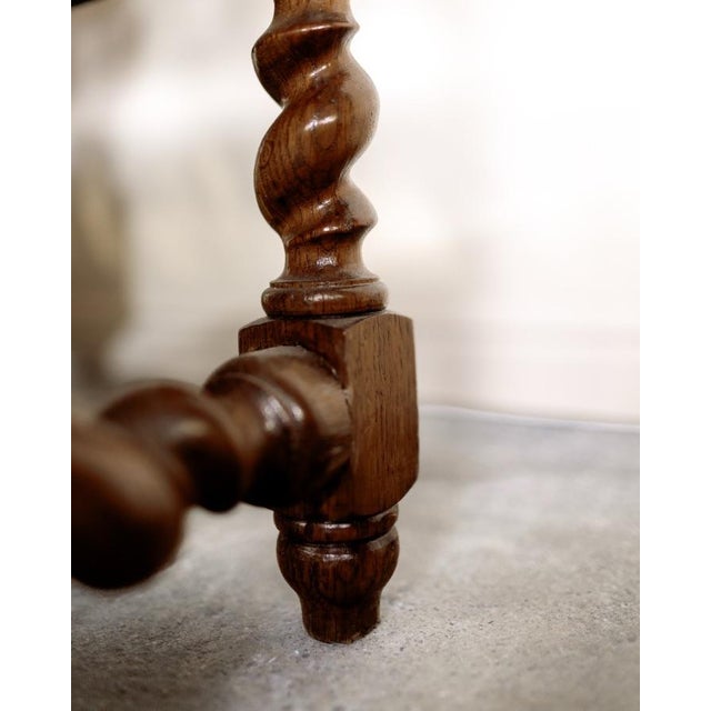 19th Century Carved Tapestry Bench For Sale In Salt Lake City - Image 6 of 12