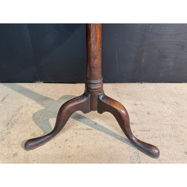 Georgian Oak Tilt-Top Table, 1800s For Sale - Image 3 of 12