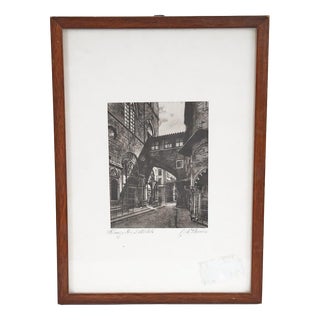 Unknown, Florence Wall Art, 1950s, Paper, Framed For Sale