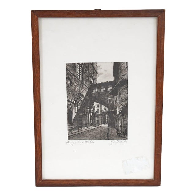 Unknown, Florence Wall Art, 1950s, Paper, Framed For Sale